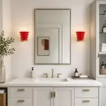 Darcy Art Deco Glass Wall Light