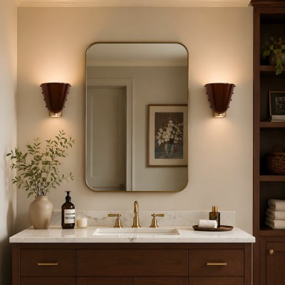 Darcy Art Deco Glass Wall Light