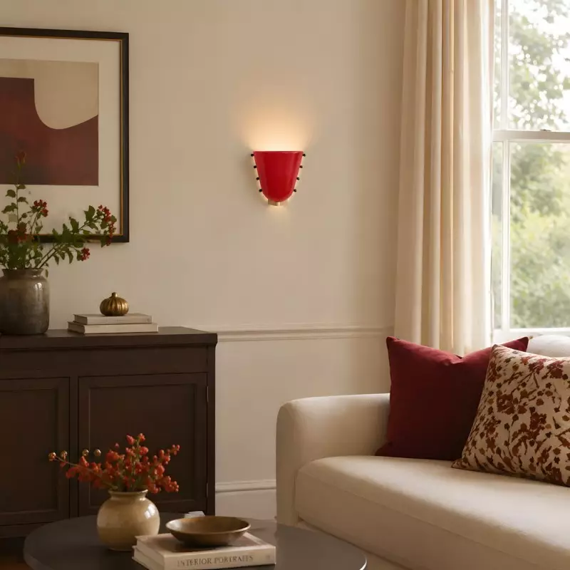 Darcy Art Deco Glass Wall Light