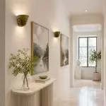 Darcy Art Deco Glass Wall Light