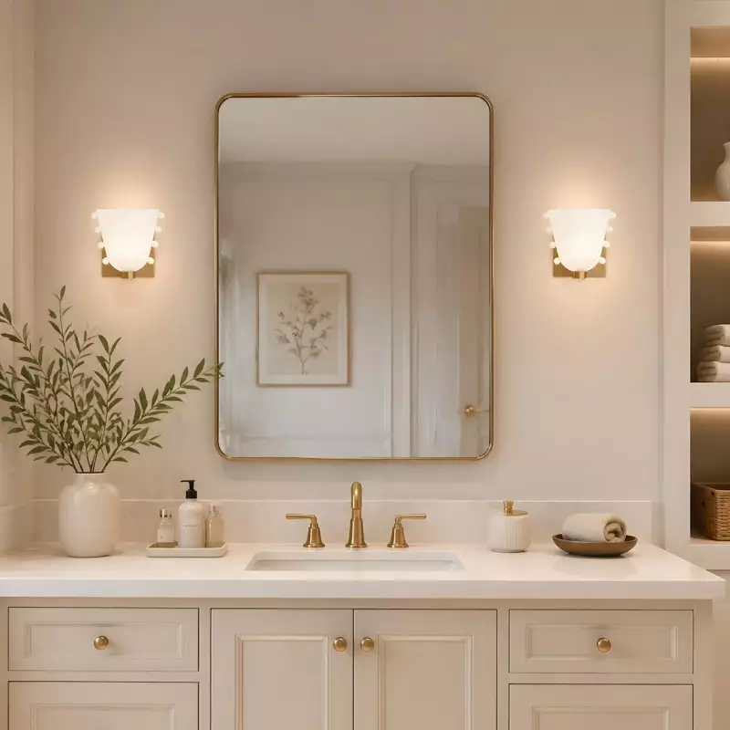 Darcy Art Deco Glass Shell  Wall Light