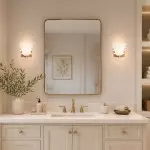 Darcy Art Deco Glass Shell  Wall Light