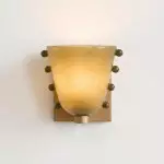 Darcy Art Deco Glass Shell  Wall Light