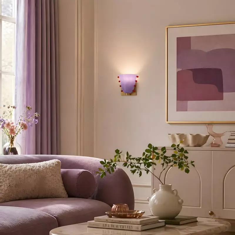 Darcy Art Deco Glass Shell  Wall Light