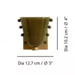 Darcy Art Deco Glass Shell  Wall Light