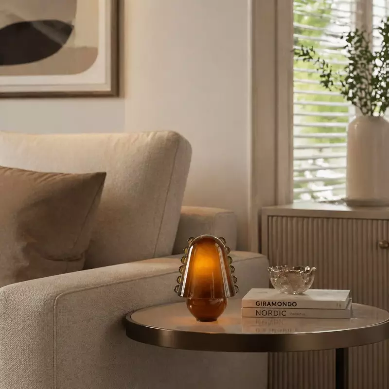 Darcy Art Decor Modern Glass Table Lamp