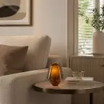 Darcy Modern Glass Shell  Table Lamp