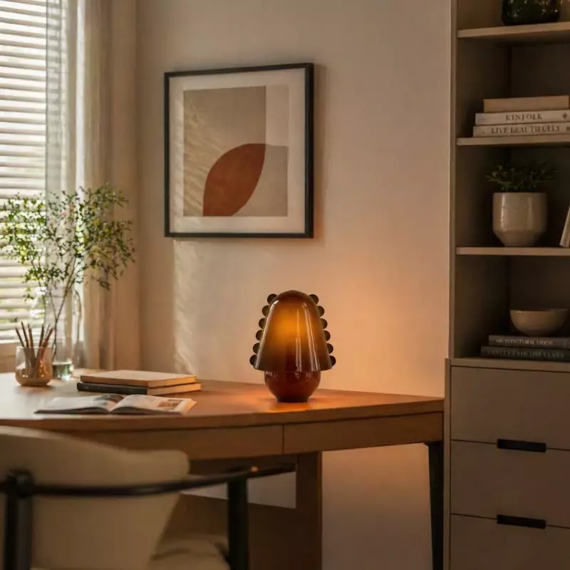 Darcy Art Decor Modern Glass Table Lamp