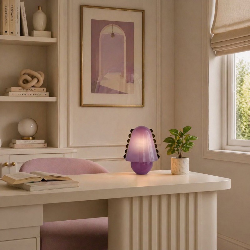 Darcy Art Decor Modern Glass Table Lamp