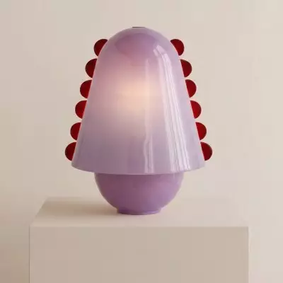 Darcy Modern Glass Shell  Table Lamp