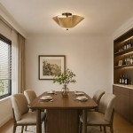 Esmay Modern Wavy Glass Flush Mount Ceiling Light