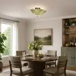 Esmay Modern Wavy Glass Flush Mount Ceiling Light