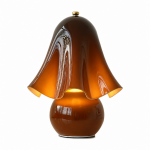 Catalina Modern Wavy Glass Petal Fazzo Table Lamp