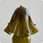 Catalina Modern Wavy Glass Petal Table Lamp