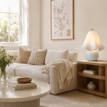 Catalina Modern Wavy Glass Petal Fazzo Table Lamp