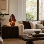 Catalina Modern Wavy Glass Petal Fazzo Table Lamp