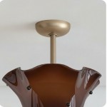 Catalina Contemporary Colored Glass Petal Ceiling Light