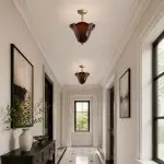 Catalina Contemporary Colored Glass Petal Ceiling Light