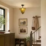 Catalina Contemporary Colored Glass Petal Ceiling Light