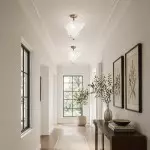 Catalina Contemporary Colored Glass Petal Ceiling Light