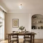 Catalina Contemporary Colored Glass Petal Ceiling Light