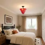 Catalina Contemporary Colored Glass Petal Ceiling Light