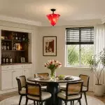 Catalina Contemporary Colored Glass Petal Ceiling Light