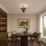 Catalina Contemporary Colored Glass Petal Ceiling Light