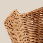 Finley Bohemian Woven Rattan Wall Sconce