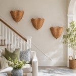 Finley Bohemian Woven Rattan Wall Sconce