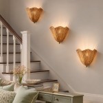 Finley Bohemian Woven Rattan Wall Sconce