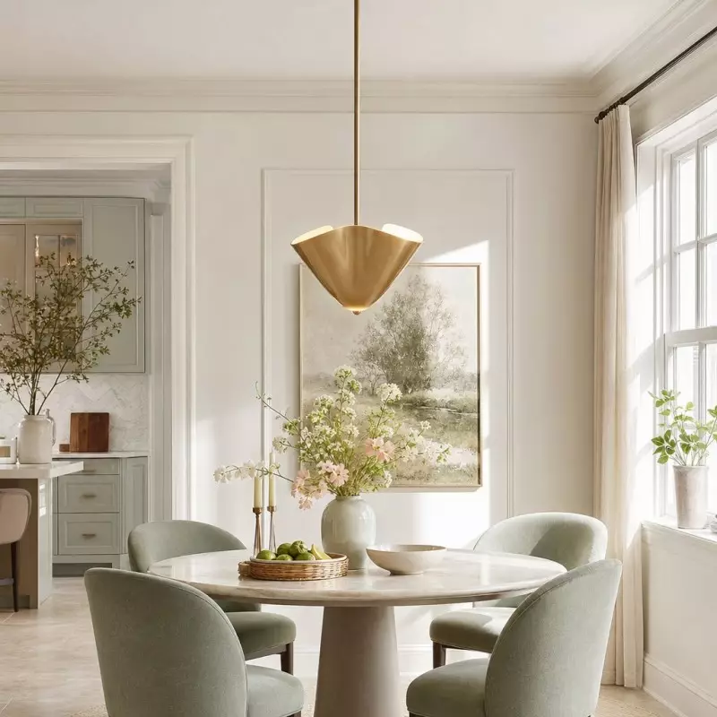 Franklin Modern Shell Glass Pendant