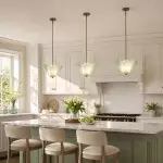 Franklin Modern Shell Glass Pendant