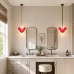 Franklin Modern Shell Glass Pendant