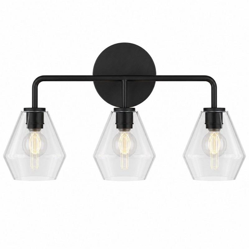Astraelle Minimalist Glass 3 Heads Vanity Light