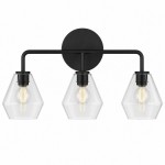Astraelle Minimalist Glass 3 Heads Vanity Light