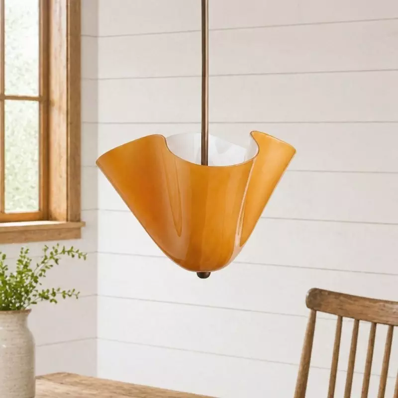 Franklin Modern Shell Glass Pendant