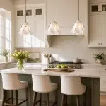 Hadrian Vintage Glass Flower Pendant