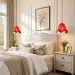 Hadrian Vintage Glass Flower Pendant