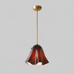 Hadrian Vintage Glass Flower Fazzo Pendant
