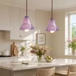 Graham Modern Shell Glass Pendant