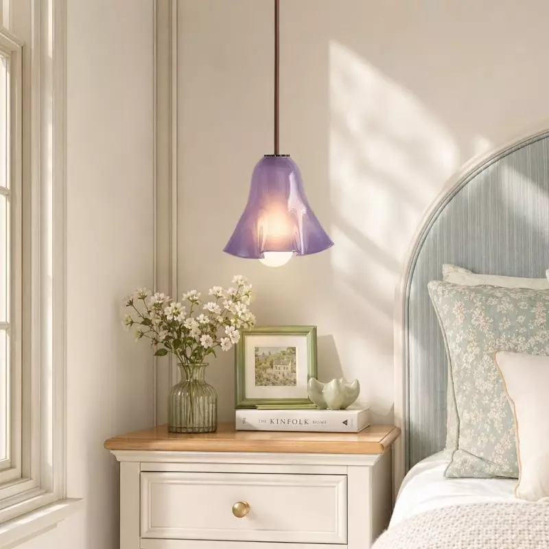 Graham Modern Shell Glass Pendant