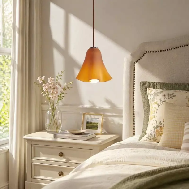 Graham Modern Shell Glass Pendant