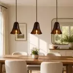 Graham Modern Shell Glass Pendant