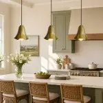 Graham Modern Shell Glass Pendant