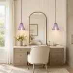 Graham Modern Shell Glass Pendant