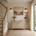 Jericho Antique Brass Adjustable Shell Wall Sconce