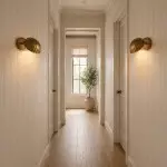 Jericho Antique Brass Adjustable Shell Wall Sconce