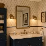 Jericho Antique Brass Adjustable Shell Wall Sconce