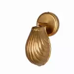 Jericho Antique Brass Adjustable Shell Wall Sconce